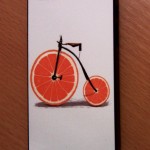 ミカンの自転車のiPhoneケース