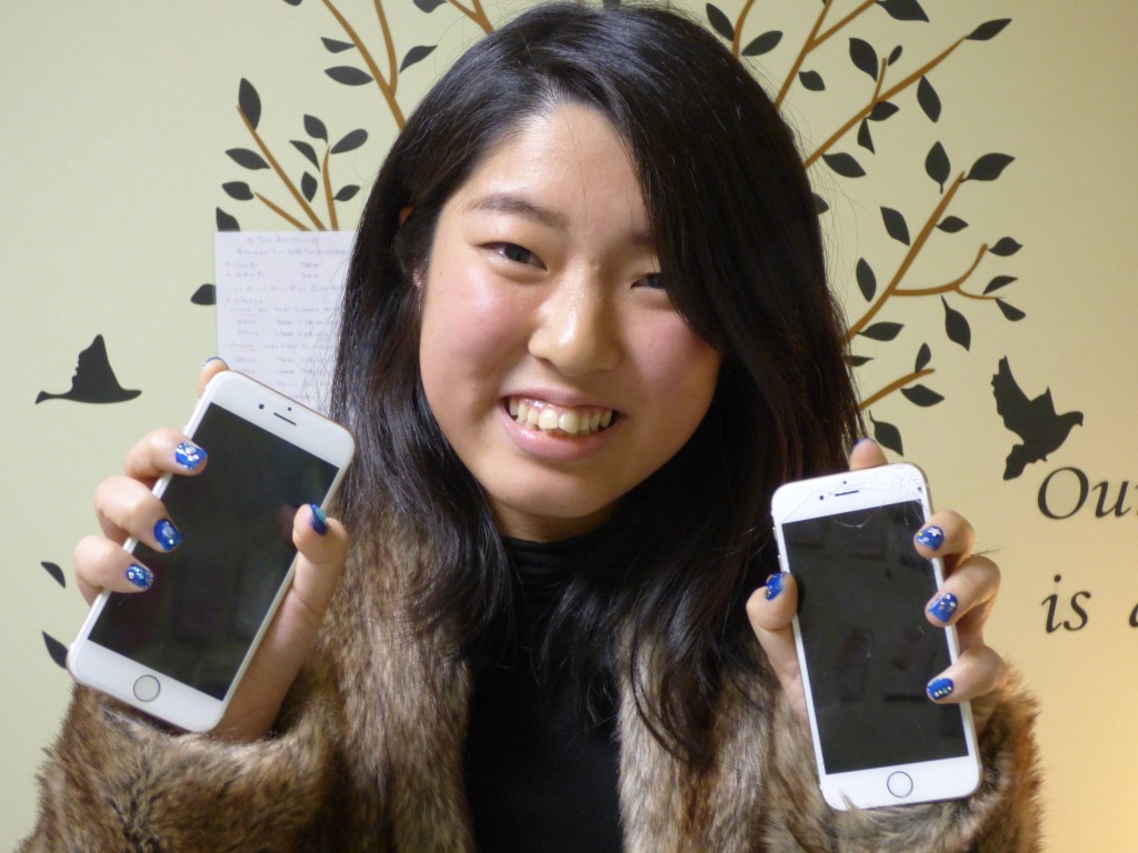いつも素敵な笑顔でiPhone修理のご依頼をいただく常連様